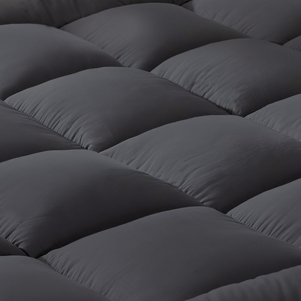 Bedra King Mattress Topper Pillow Top 1000GSM Microfiber-Pillow Top Mattress Toppers-PEROZ Accessories