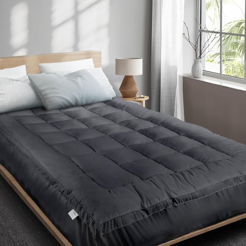 BEDRA BEDDING Single Mattress Topper Pillow Top Mattress Topper 1000GSM Microfiber Mattress Protector-Pillow Top Mattress Topper-PEROZ Accessories