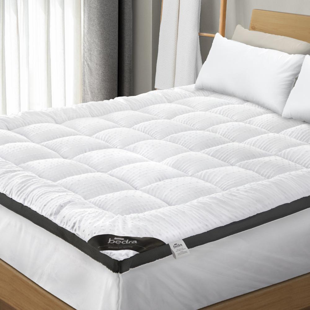 Bedra Mattress Topper Pillowtop Airflow Mesh 5cm Double-Pillow Top Mattress Toppers-PEROZ Accessories