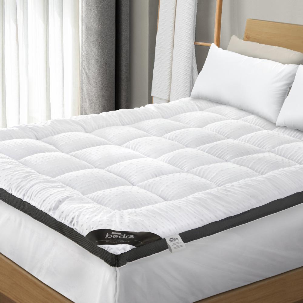 Bedra Mattress Topper Pillowtop Airflow Mesh 5cm King Single-Pillow Top Mattress Toppers-PEROZ Accessories