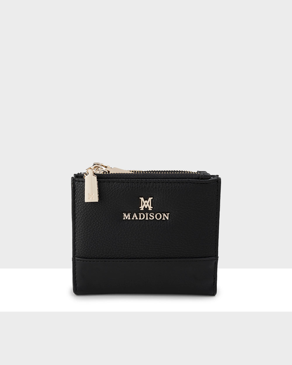 Arabella Small Double Zip Pocket Wallet-Wallets-PEROZ Accessories