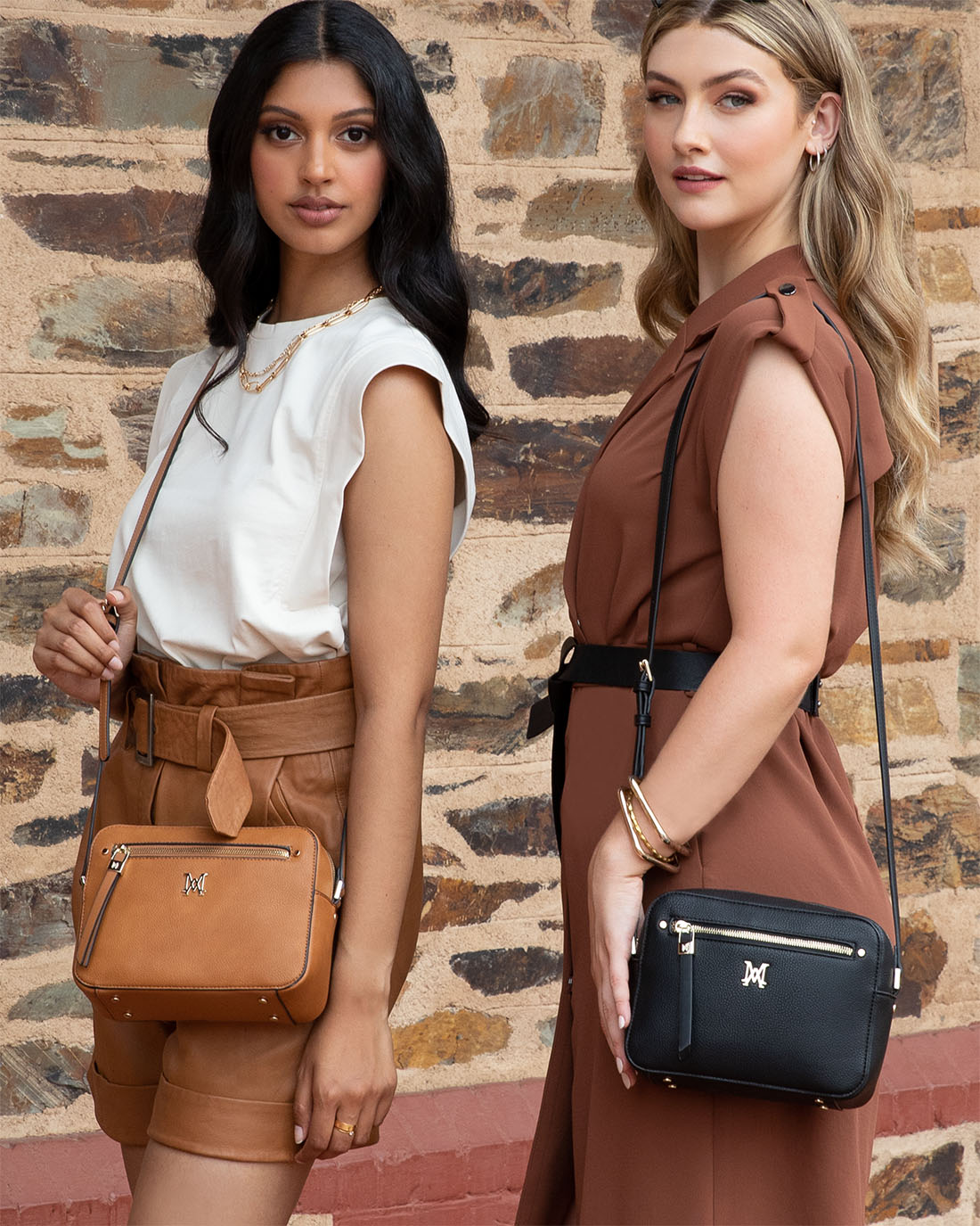 Molly Camera Crossbody Bag + Monogram Bag Strap-PEROZ Accessories