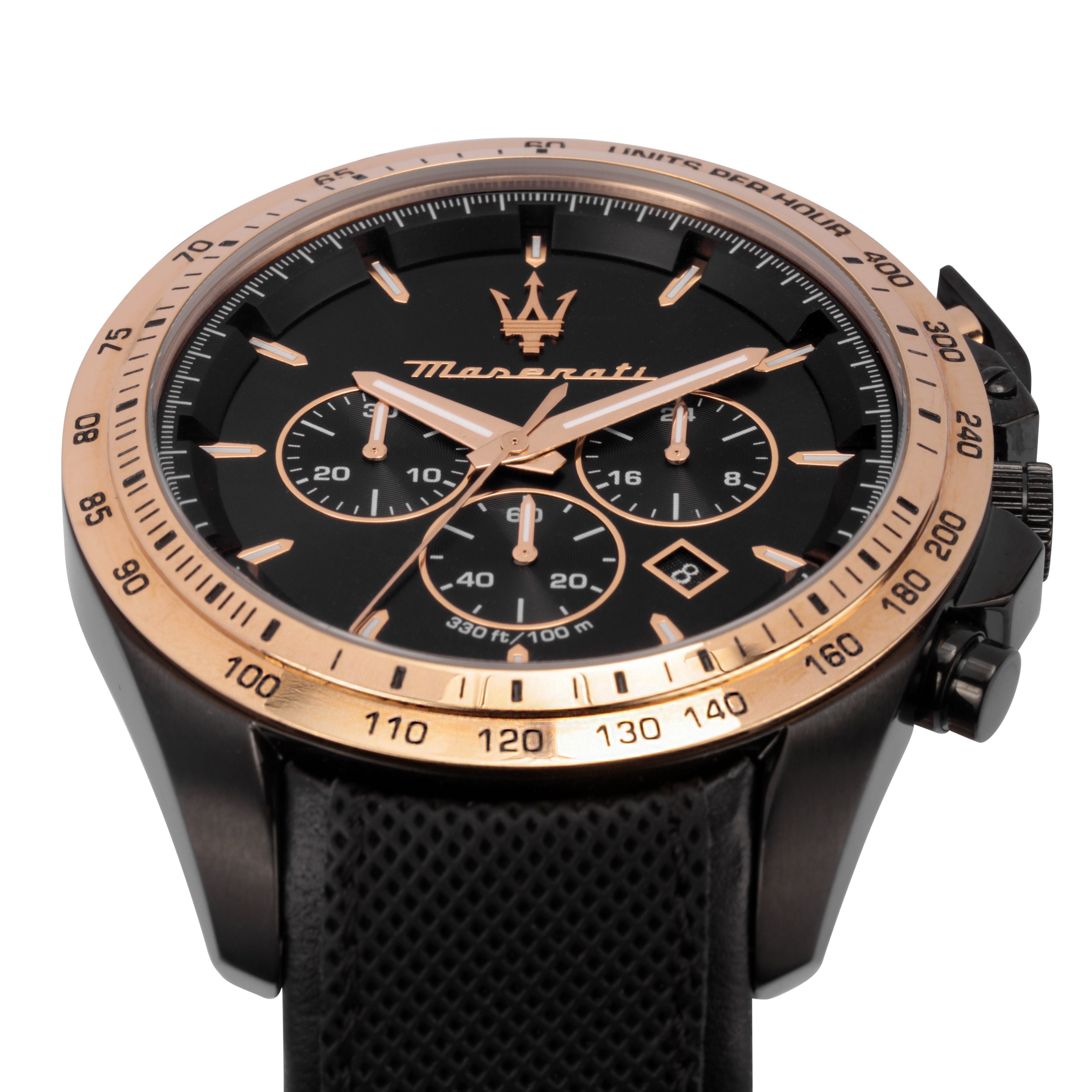 Maserati Epoca 42mm Black Chronograph-PEROZ Accessories
