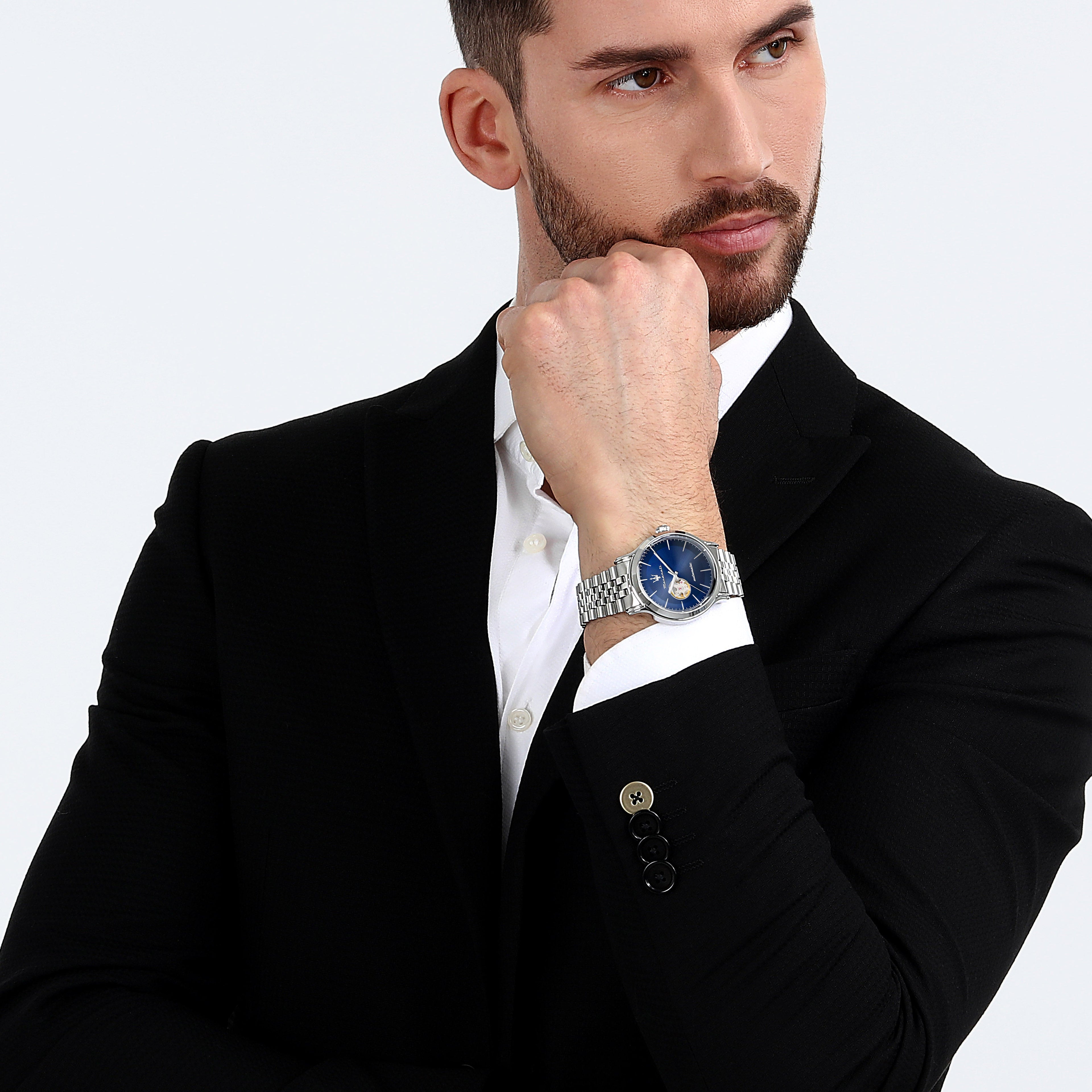 Maserati Epoca Automatic Blue Dial 42mm Watch-PEROZ Accessories