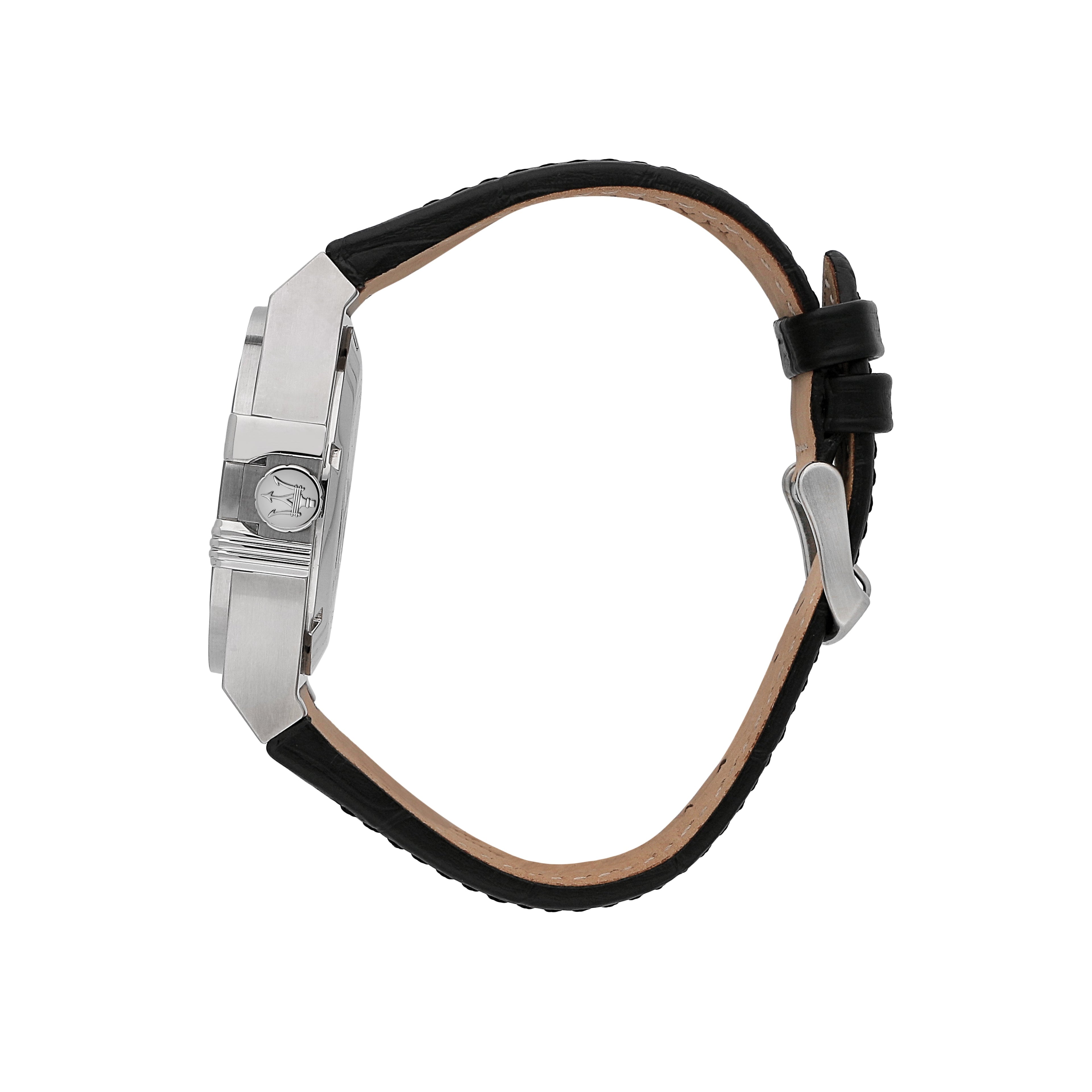 Maserati Potenza Silver Skeleton Automatic 42mm Watch-PEROZ Accessories