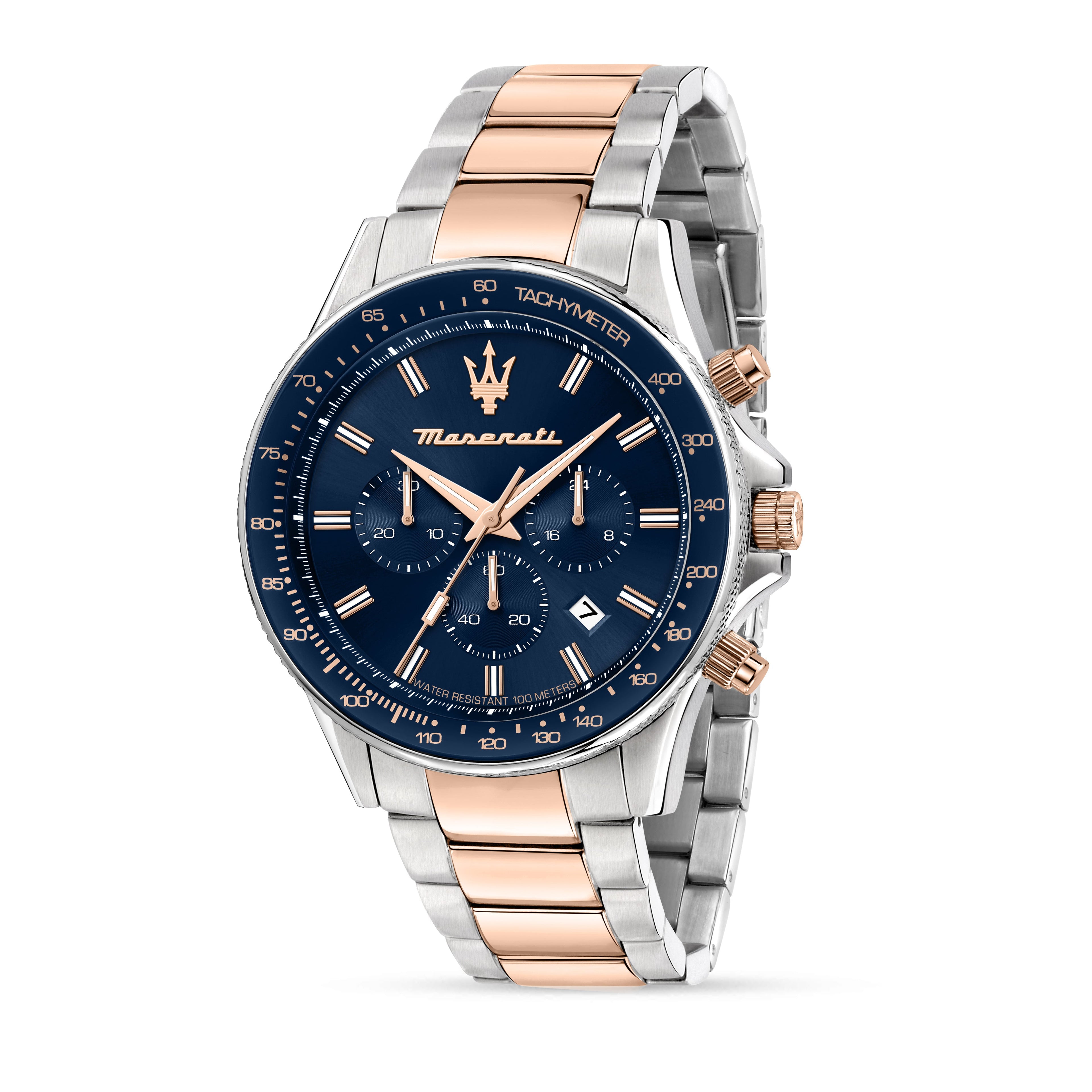 Maserati Sfida Two Tone Chronograph Watch-PEROZ Accessories
