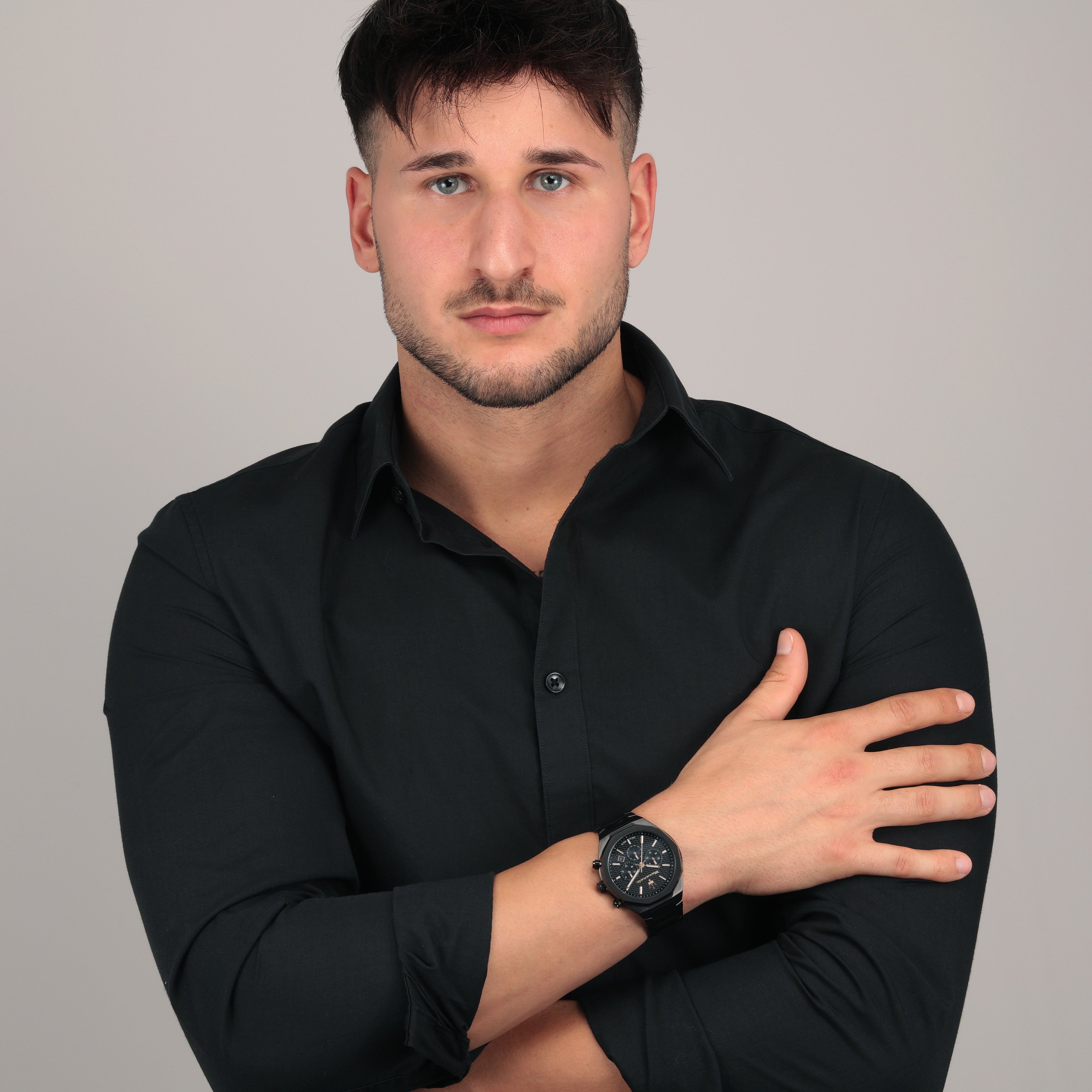 Maserati Stile 45MM Black Watch-PEROZ Accessories