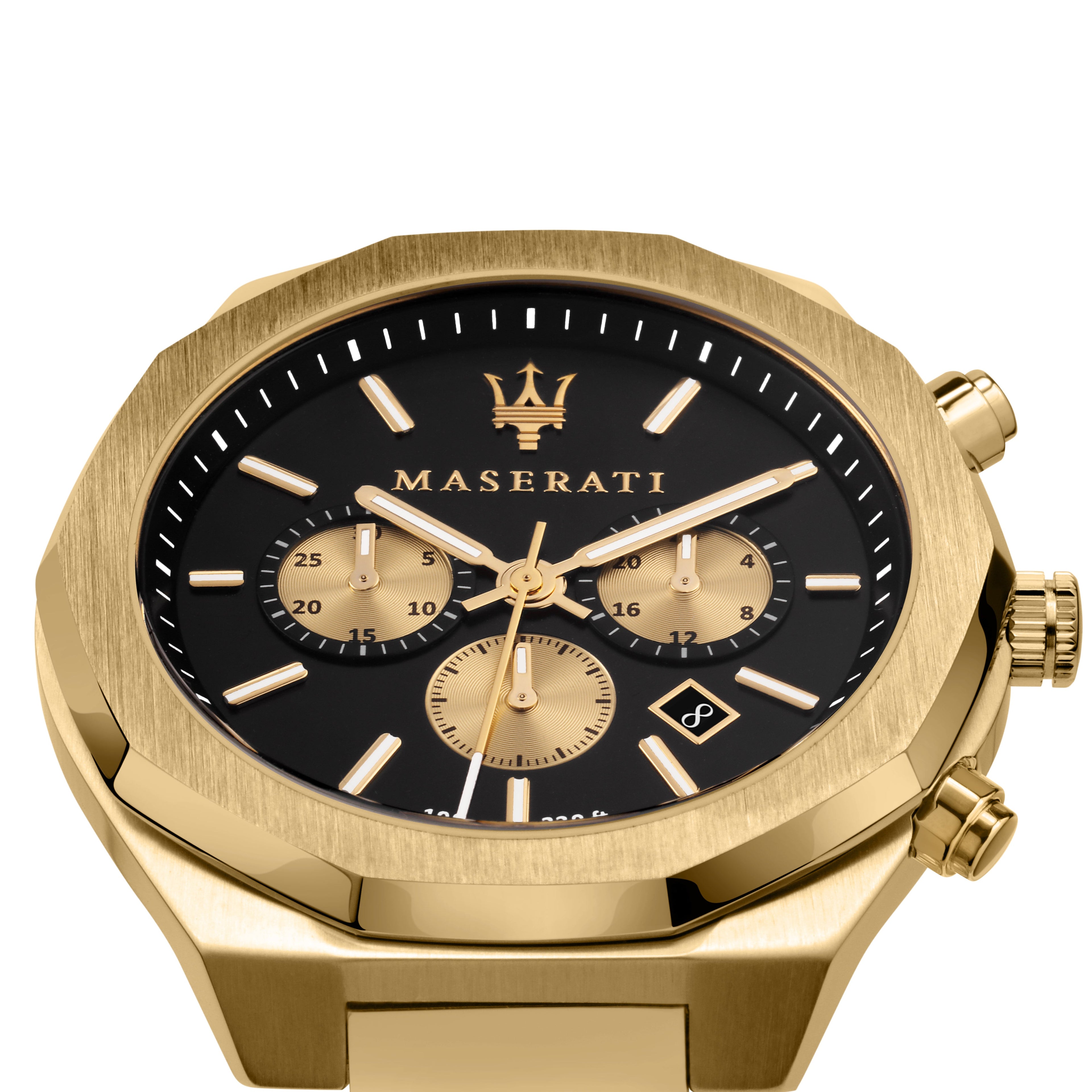 Maserati Stile Gold Chronograph Watch-PEROZ Accessories
