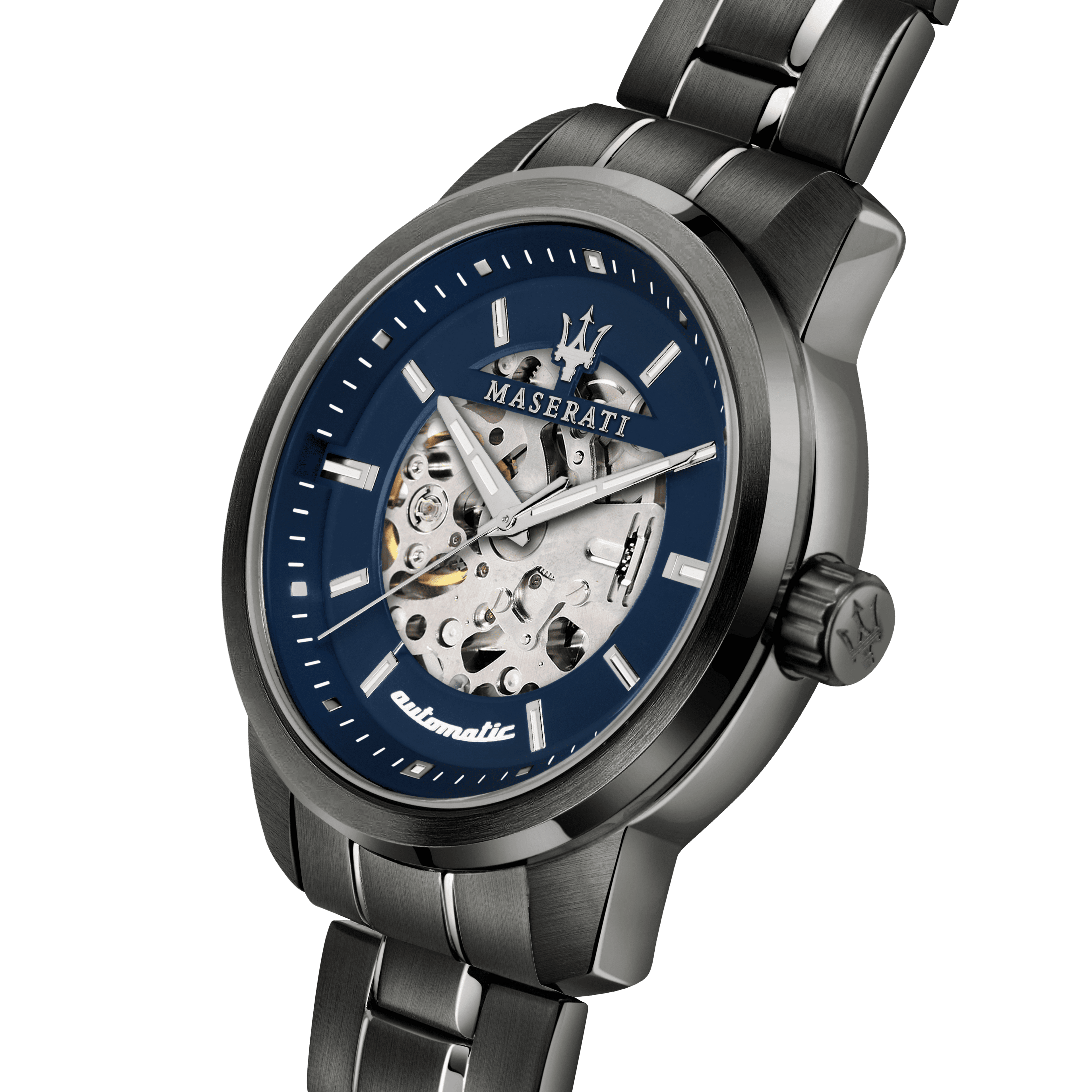 Maserati Sucesso 44mm Grey Stainless Steel Watch-PEROZ Accessories