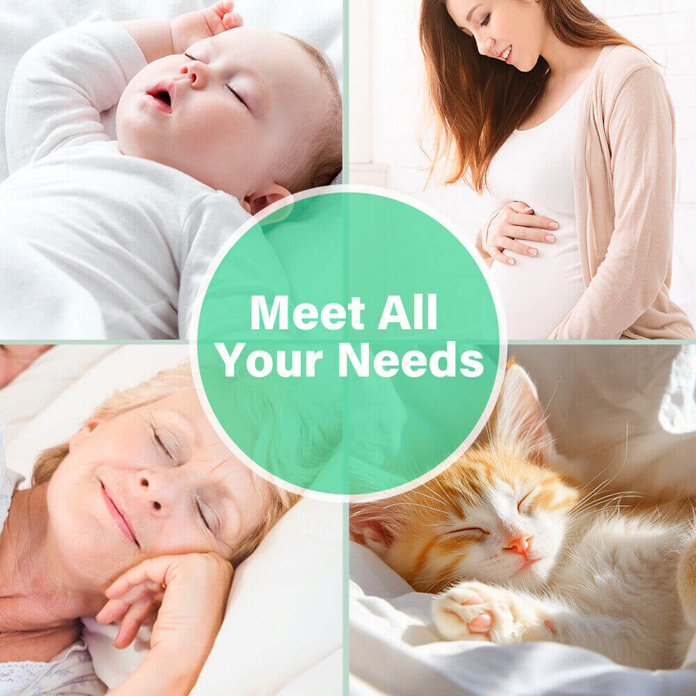 Mattress Protector Bamboo Cotton Mattress Cover Waterproof S Fitted Cover-Furniture > Mattresses > Mattress Toppers-PEROZ Accessories