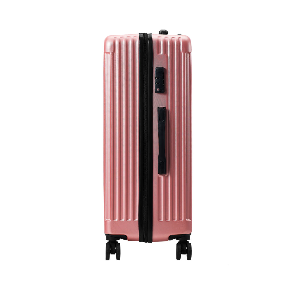 Mazam 28" Luggage Suitcase Trolley Set Travel TSA Lock ABS Case Pink-Luggage Setss-PEROZ Accessories