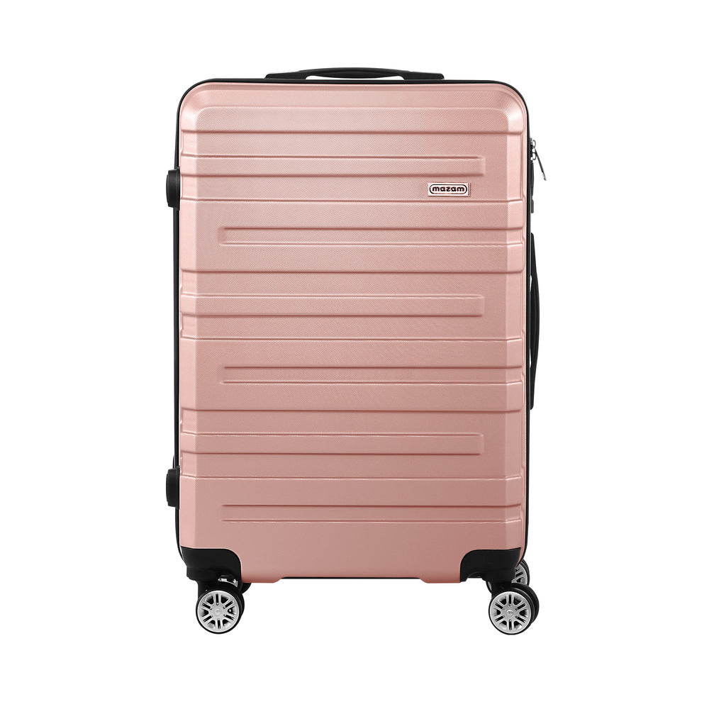 Mazam 28" Luggage Suitcase Trolley Set Travel TSA Lock Pink-Luggage Sets-PEROZ Accessories
