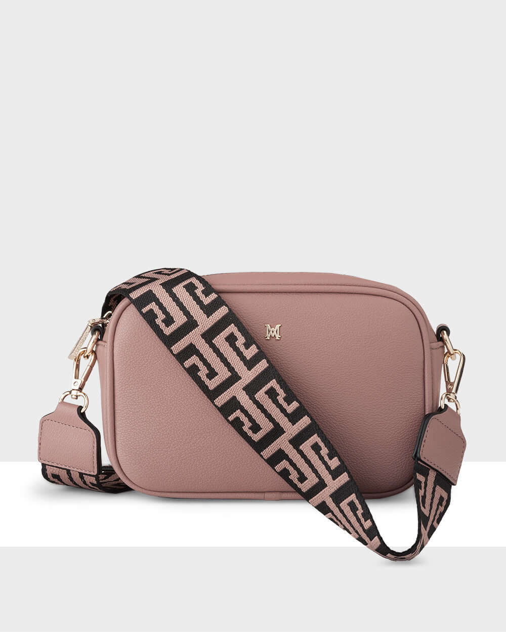 Monica Camera Crossbody Bag + Graphic Bag Strap-Handbags-PEROZ Accessories