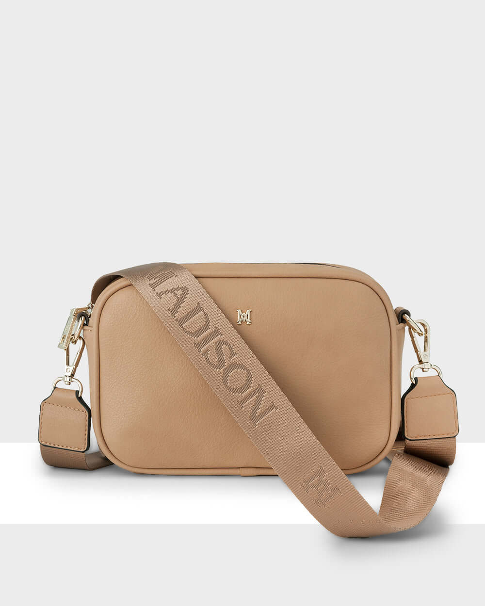 Monica Camera Crossbody Bag + Monogram Bag Strap-Crossbody Bags-PEROZ Accessories