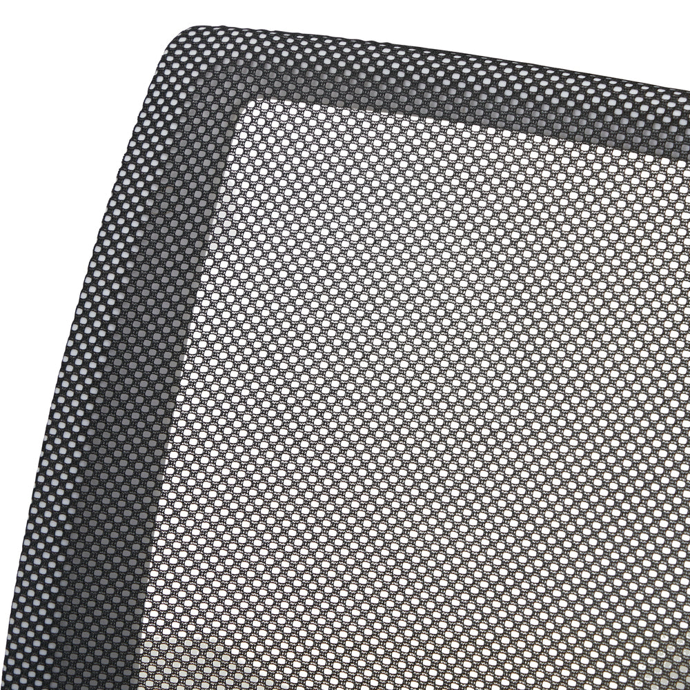 Oikiture Mesh Office Chair Foam Seat White & Black-Office Chair-PEROZ Accessories