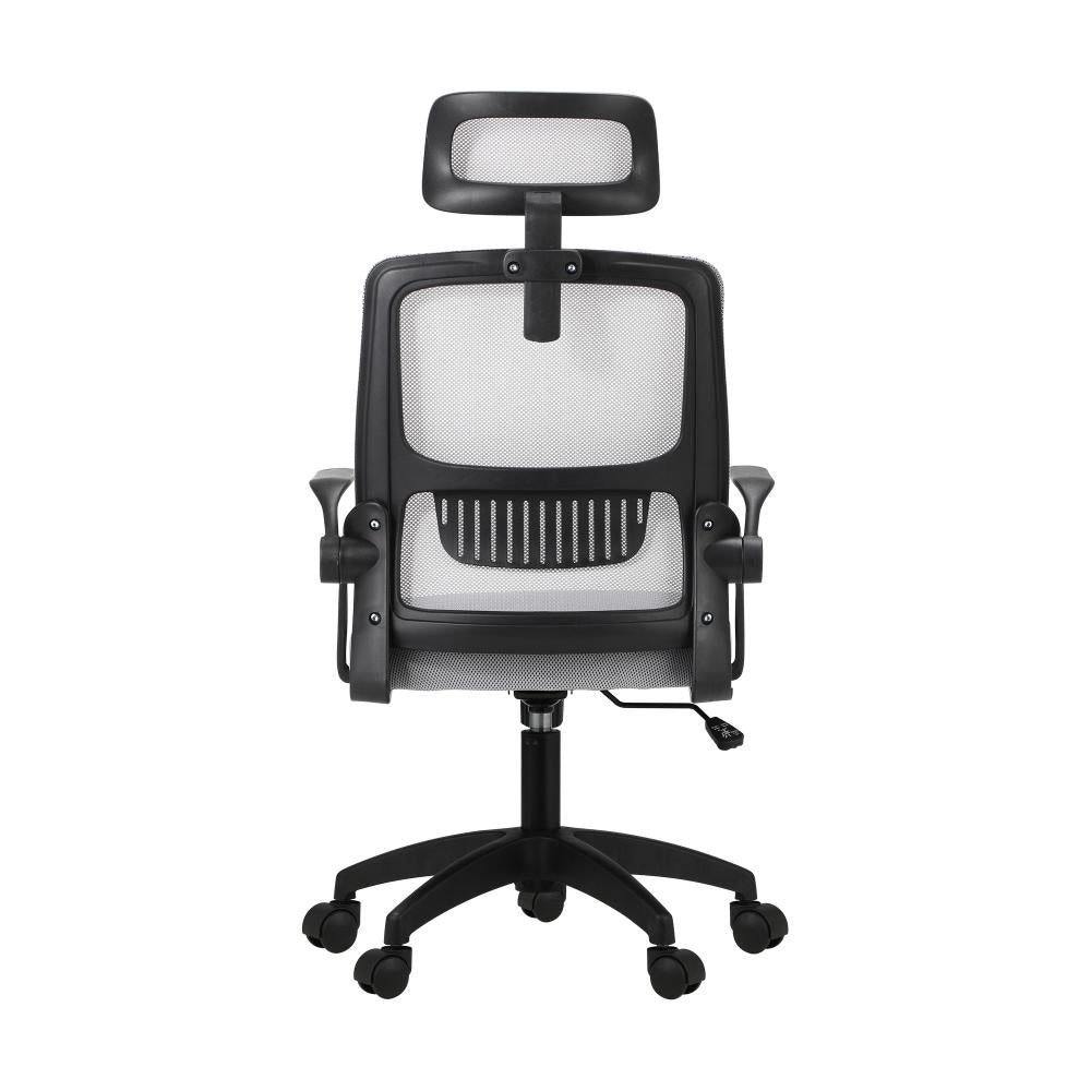Oikiture Mesh Office Chair Executive Fabric Gaming Seat Racing Tilt Computer BKGY-Office Chair-PEROZ Accessories