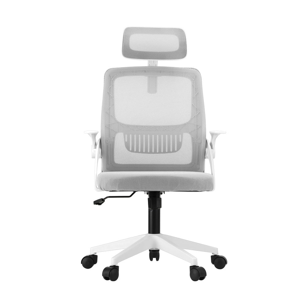 Oikiture Mesh Office Chair Executive Fabric Gaming Seat Racing Tilt Computer WH-Office Chair-PEROZ Accessories