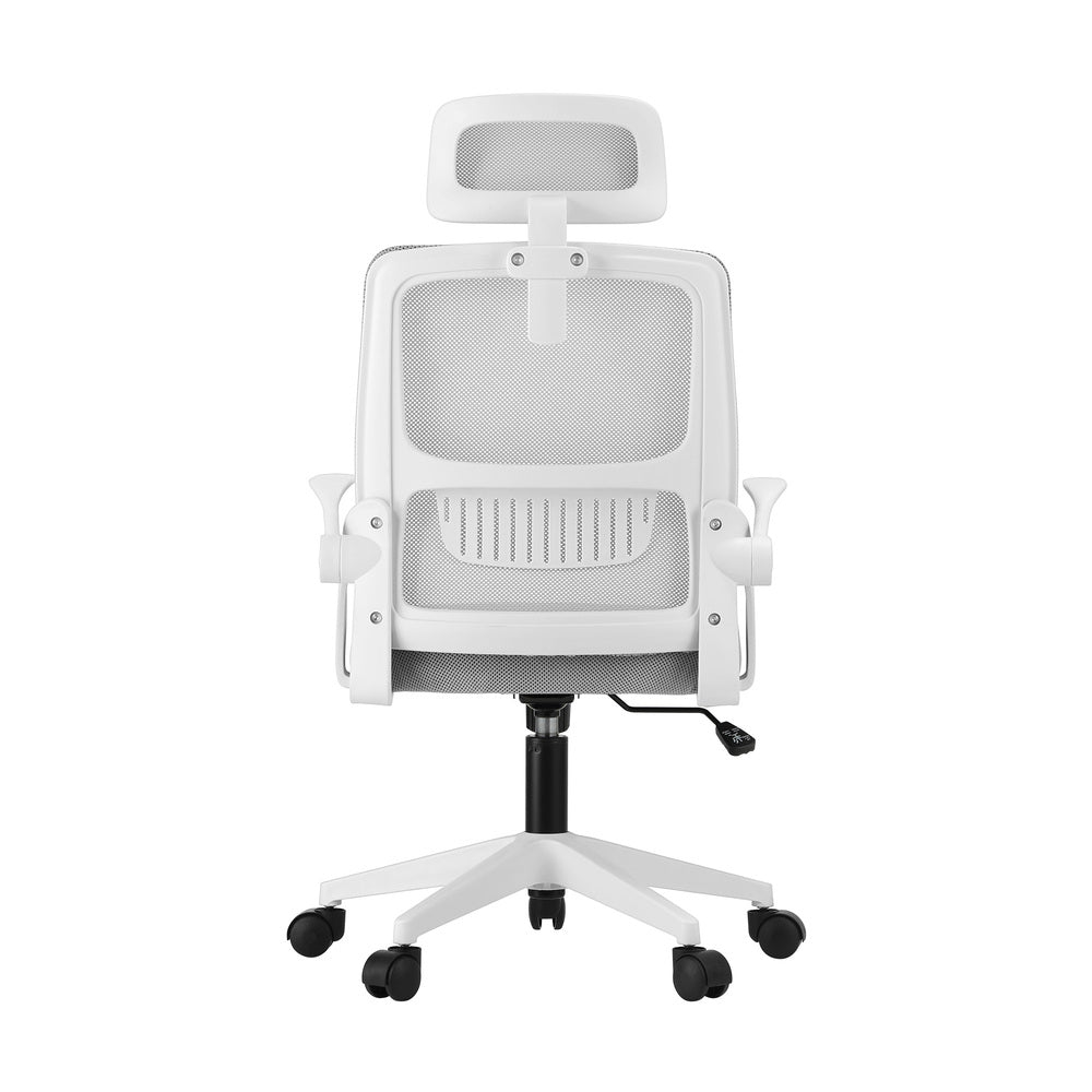 Oikiture Mesh Office Chair Executive Fabric Gaming Seat Racing Tilt Computer WH-Office Chair-PEROZ Accessories