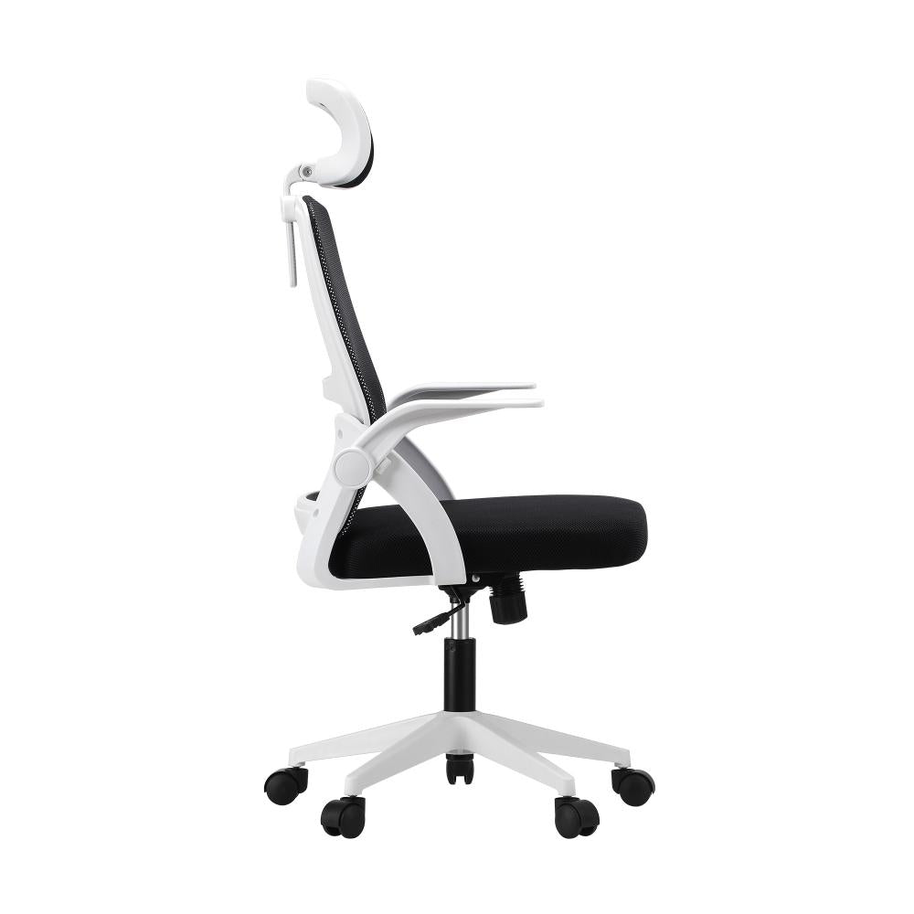 Oikiture Mesh Office Chair Executive Fabric Gaming Seat Racing Tilt Computer BKWH-Office Chairs-PEROZ Accessories