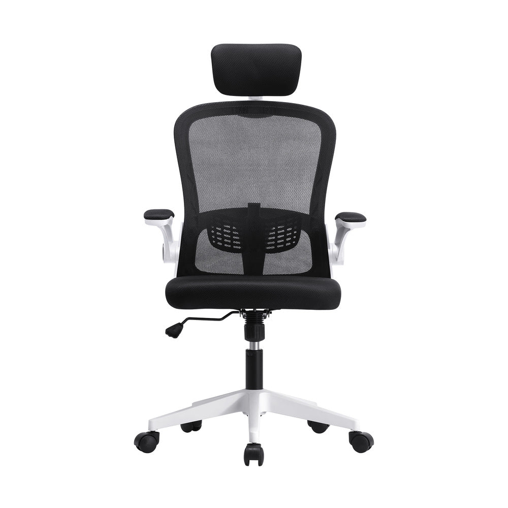 Oikiture Mesh Office Chair Executive Fabric Gaming Seat Racing Tilt Computer WHBK-Office Chairs-PEROZ Accessories