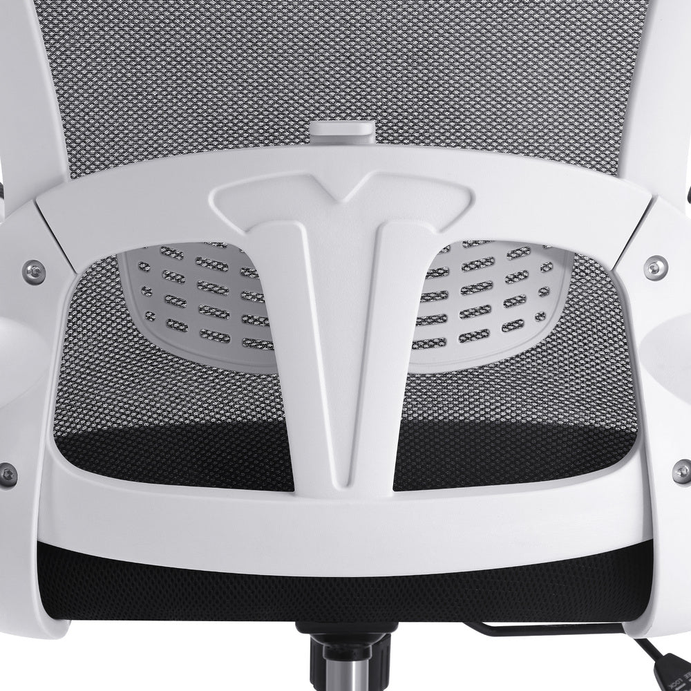 Oikiture Mesh Office Chair Executive Fabric Gaming Seat Racing Tilt Computer WHBK-Office Chairs-PEROZ Accessories