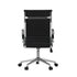 Oikiture Swivel Office Chair High Back Leather Black-Office Chair-PEROZ Accessories