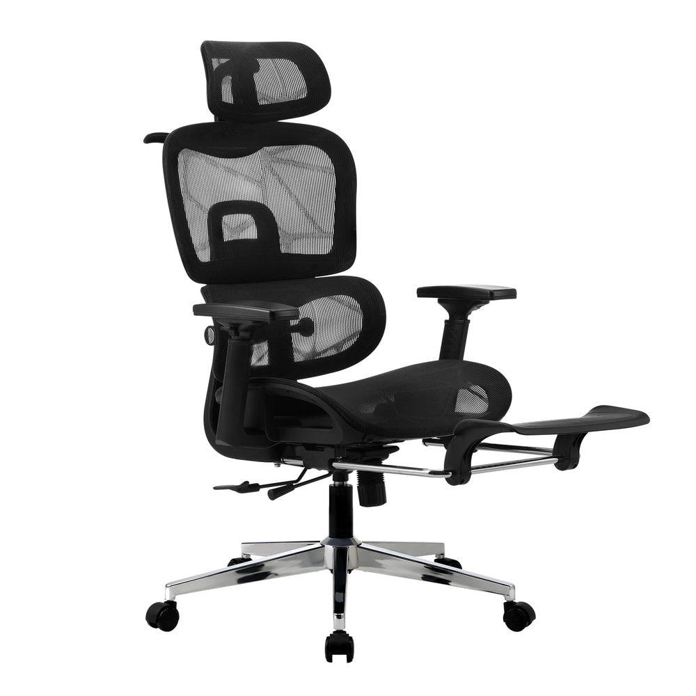 Oikiture Ergonomic Office Chair Mesh Executive Seat Black-Office Chair-PEROZ Accessories
