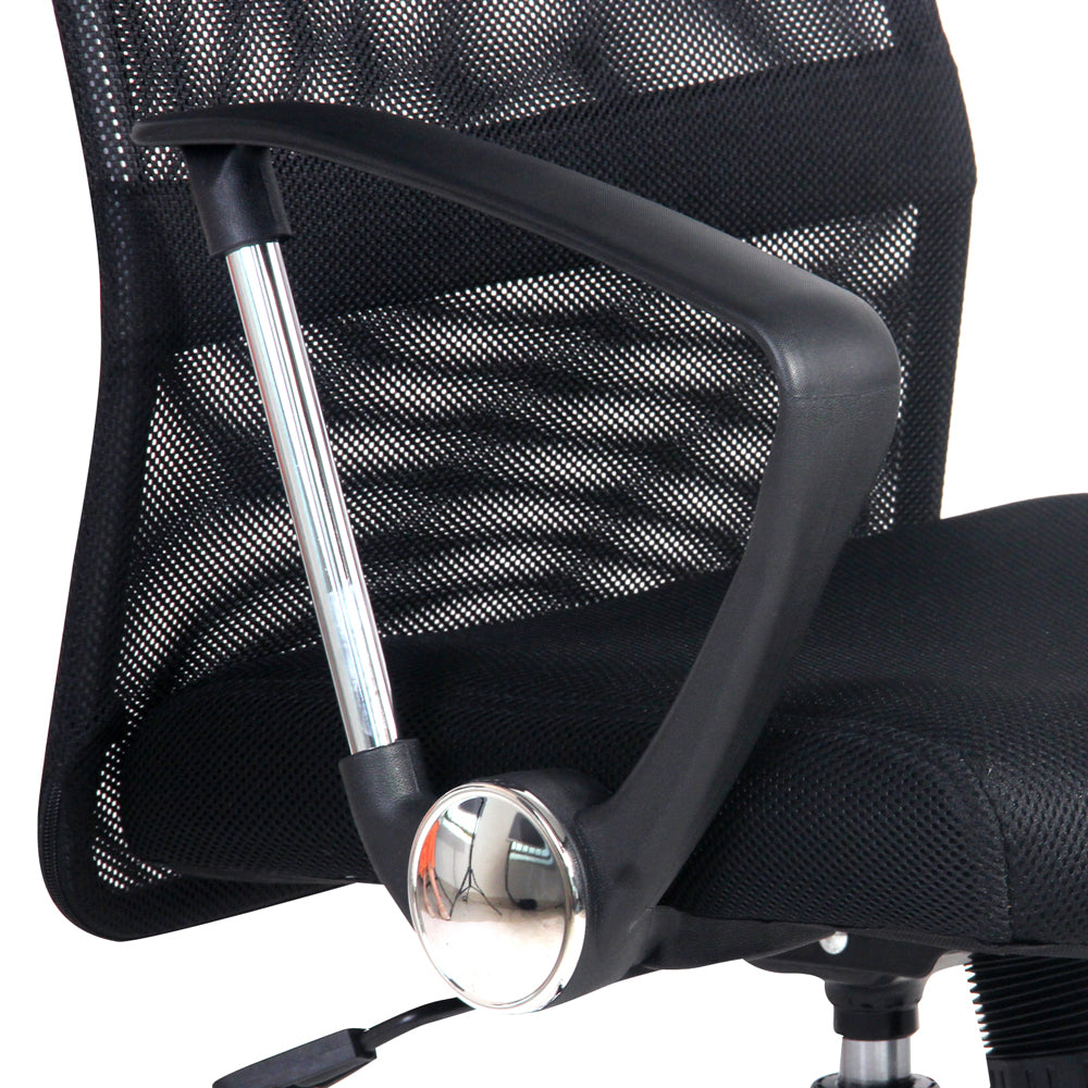 Artiss Mesh Office Chair High Back Black-Furniture > Office-PEROZ Accessories