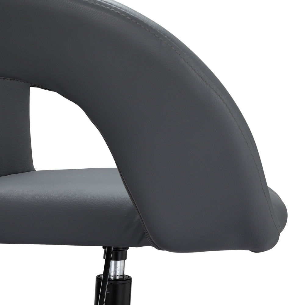 Artiss Office Chair Mid Back Grey-Furniture > Bar Stools & Chairs-PEROZ Accessories