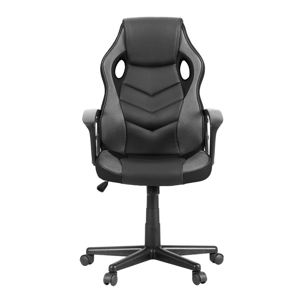 Artiss Gaming Office Chair Computer Chairs Grey-Furniture > Bar Stools & Chairs-PEROZ Accessories