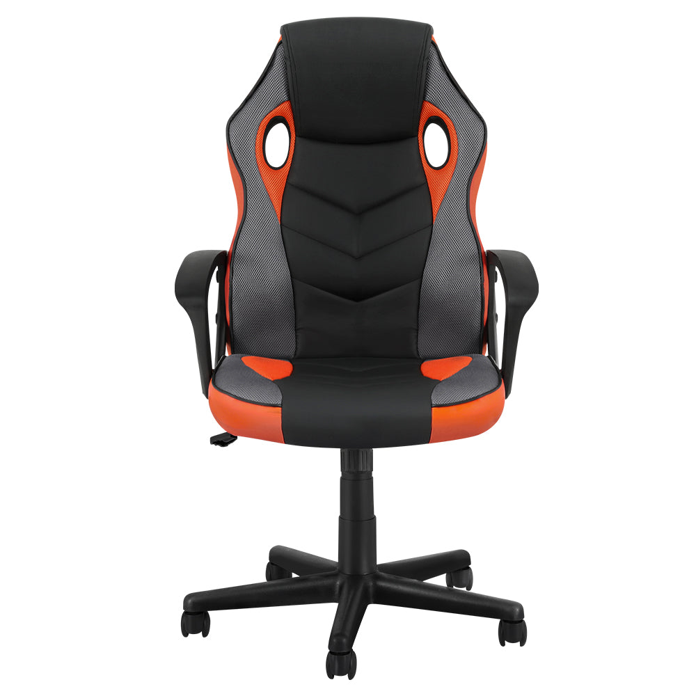 Artiss Gaming Office Chair Computer Executive Racing Chairs High Back Orange-Furniture > Office-PEROZ Accessories