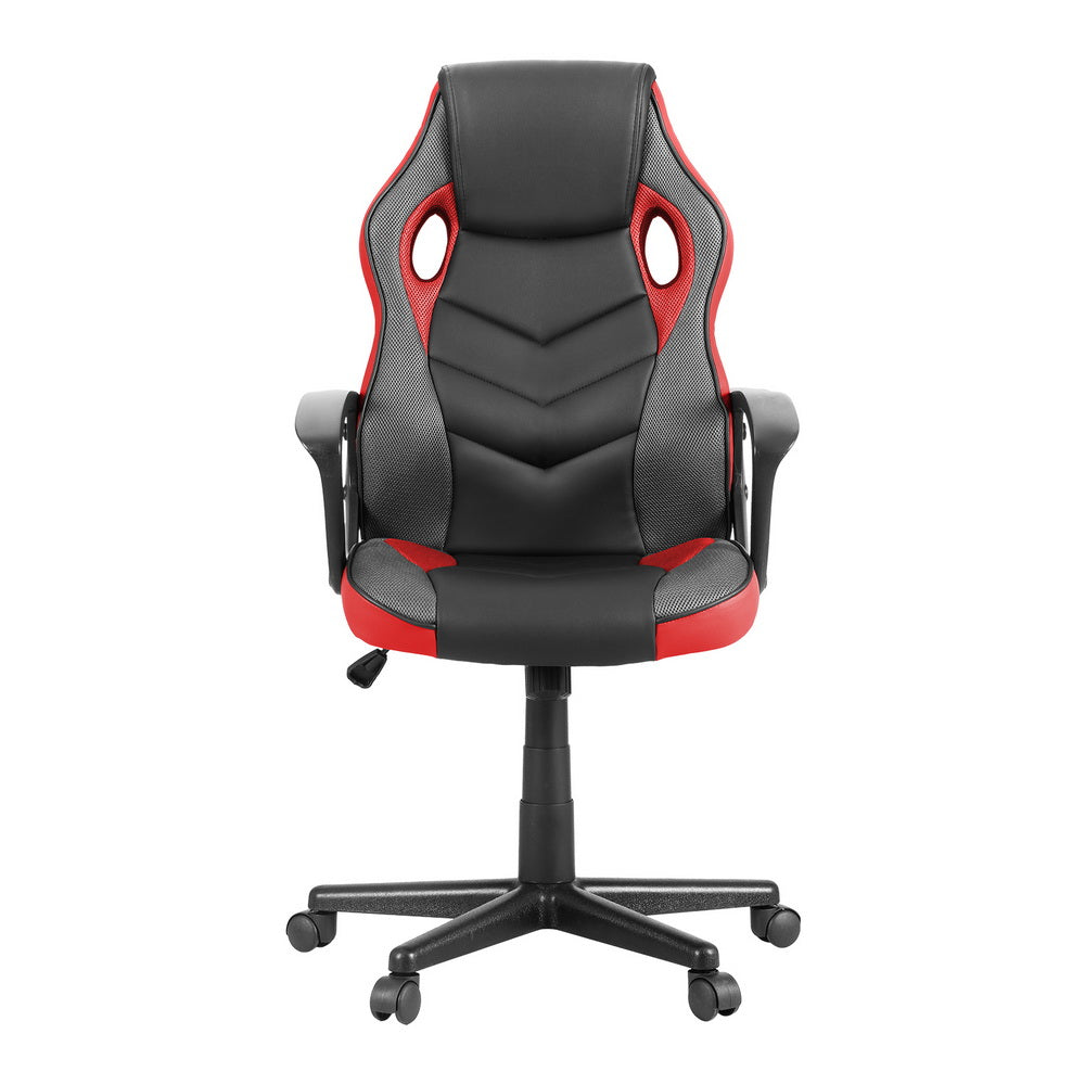 Artiss Gaming Office Chair Computer Chairs Red-Furniture > Bar Stools & Chairs-PEROZ Accessories