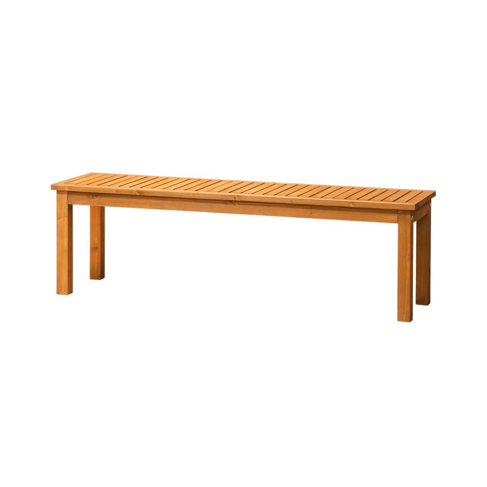 Livsip 150cm Garden Bench Outdoor Wood Patio Dining Chair Slatted Seat 3 Seater-Garden Benches-PEROZ Accessories