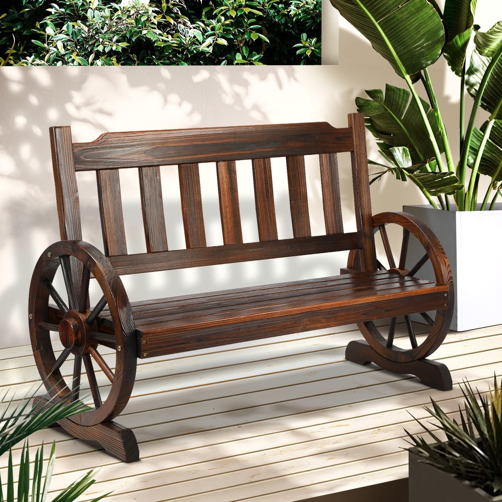 Livsip Garden Bench Wagon Chairs Wheel Chair Backyard Lounge-Wagon Chair-PEROZ Accessories