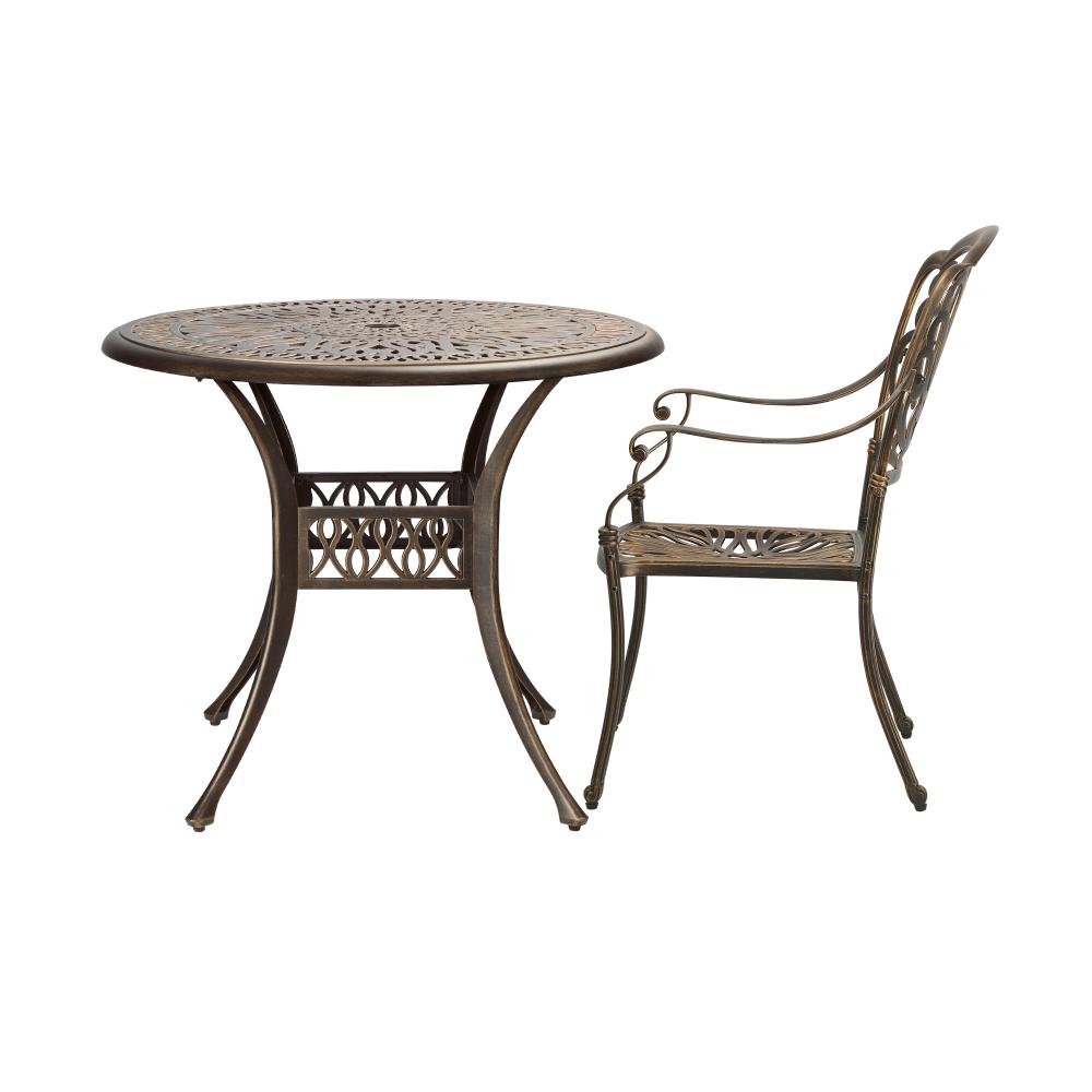 Livsip Outdoor Furniture 5 Piece Dining Set Chairs Table Bistro Set Patio Garden-Outdoor Dining Sets-PEROZ Accessories