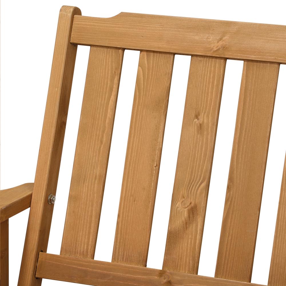 Livsip 4 Seater Outdoor Dining Set Table&Wood Chairs-Outdoor Dining Sets-PEROZ Accessories