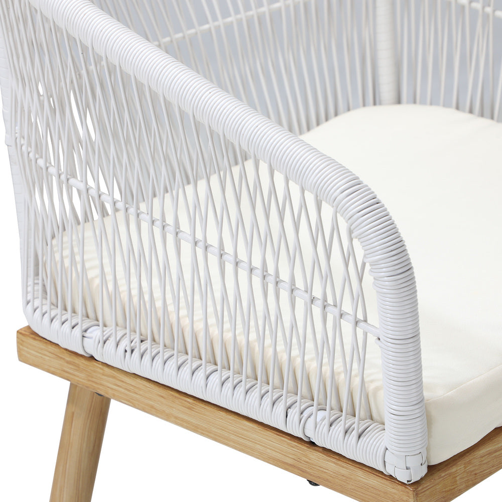 Livsip Outdoor Dining Set Table&Chairs 5 Pieces-Outdoor Dining Sets-PEROZ Accessories