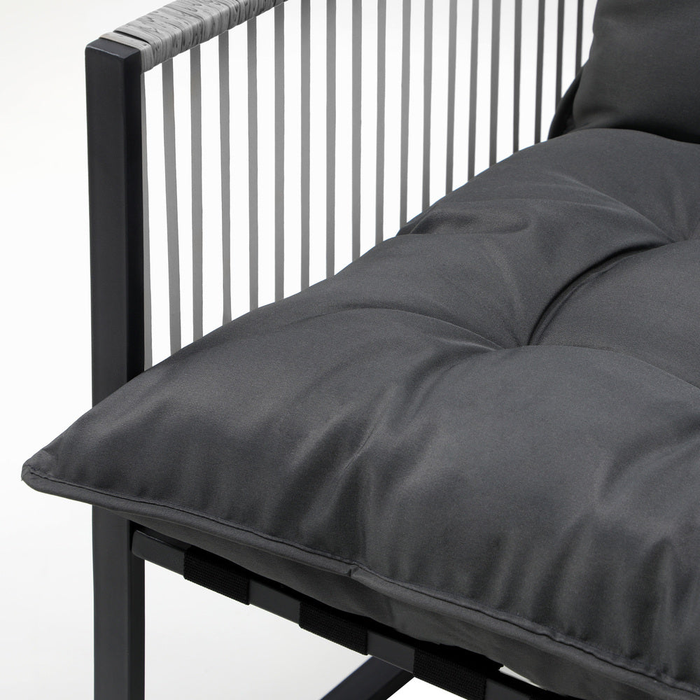 Livsip 5PCS Outdoor Dining Set Garden Table Sofa Chairs with Cushions-Outdoor Dining Set-PEROZ Accessories