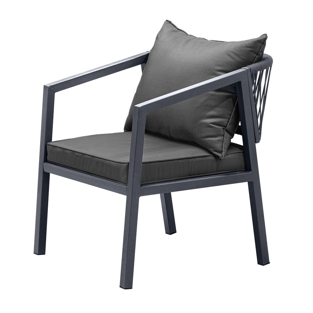 Livsip 5PCS Outdoor Dining Set Table Lounge Chair-Outdoor Dining Set-PEROZ Accessories