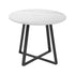 Livsip Outdoor Dining Set 4 Seater Marble Table Rattan Armchair-Outdoor Dining Set-PEROZ Accessories