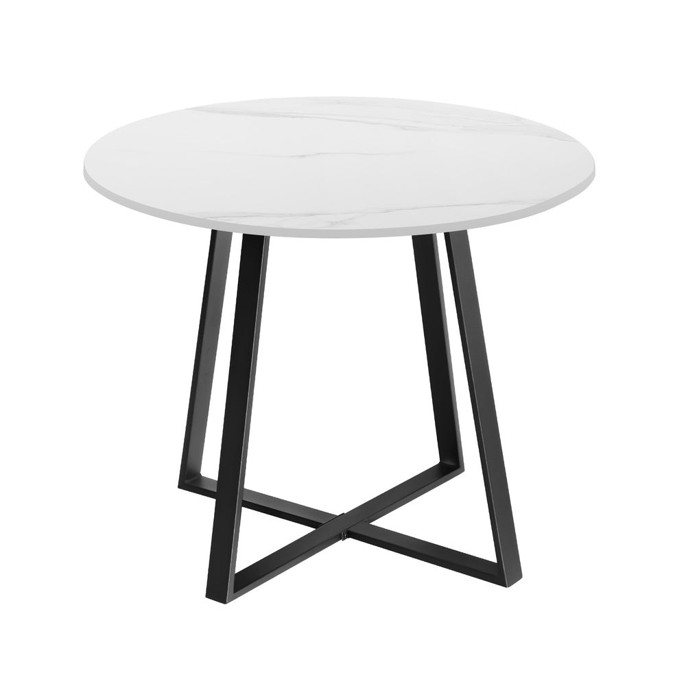 Livsip Outdoor Dining Set 4 Seater Marble Table-Outdoor Dining Set-PEROZ Accessories