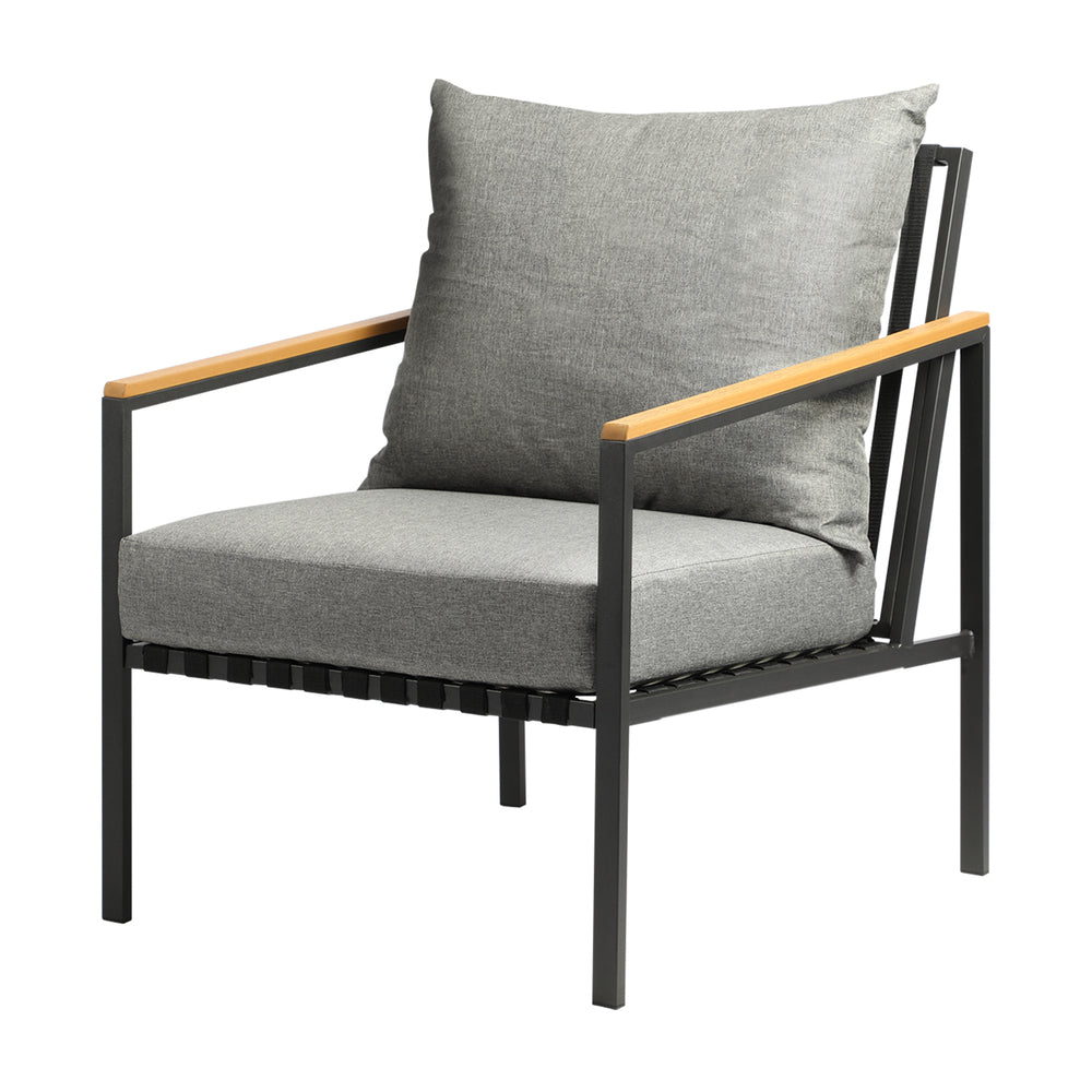 Livsip 3PCS Outdoor Dining Set Table&Sofa Chairs-Outdoor Dining Sets-PEROZ Accessories