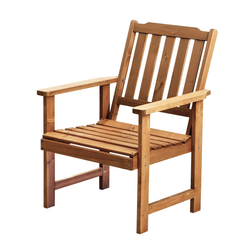 Livsip Outdoor Patio Set Solid Wood Chair&Table 3PC-Outdoor Dining Sets-PEROZ Accessories
