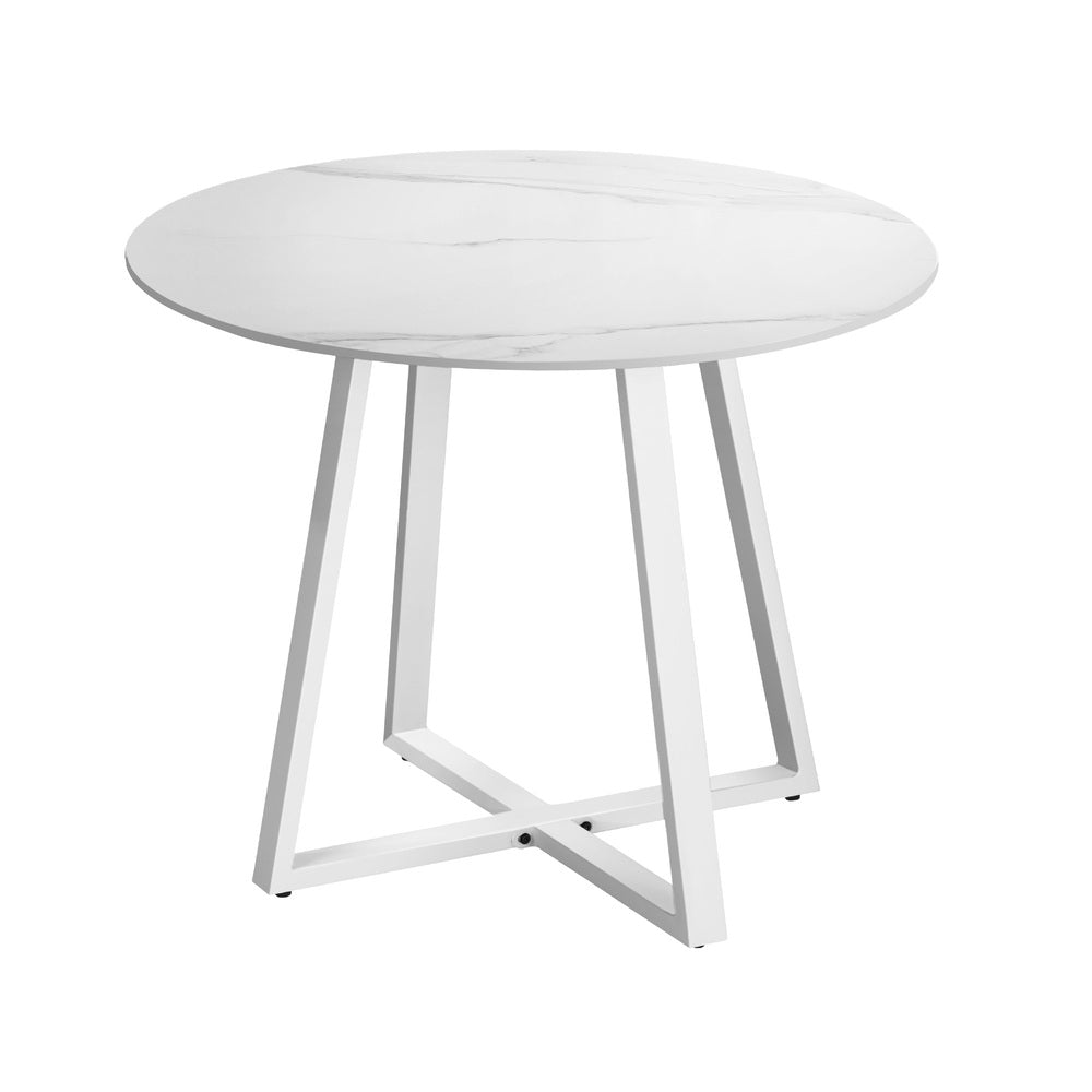 Livsip Outdoor Dining Set Bistro Setting 3PCS White-Outdoor Dining Set-PEROZ Accessories