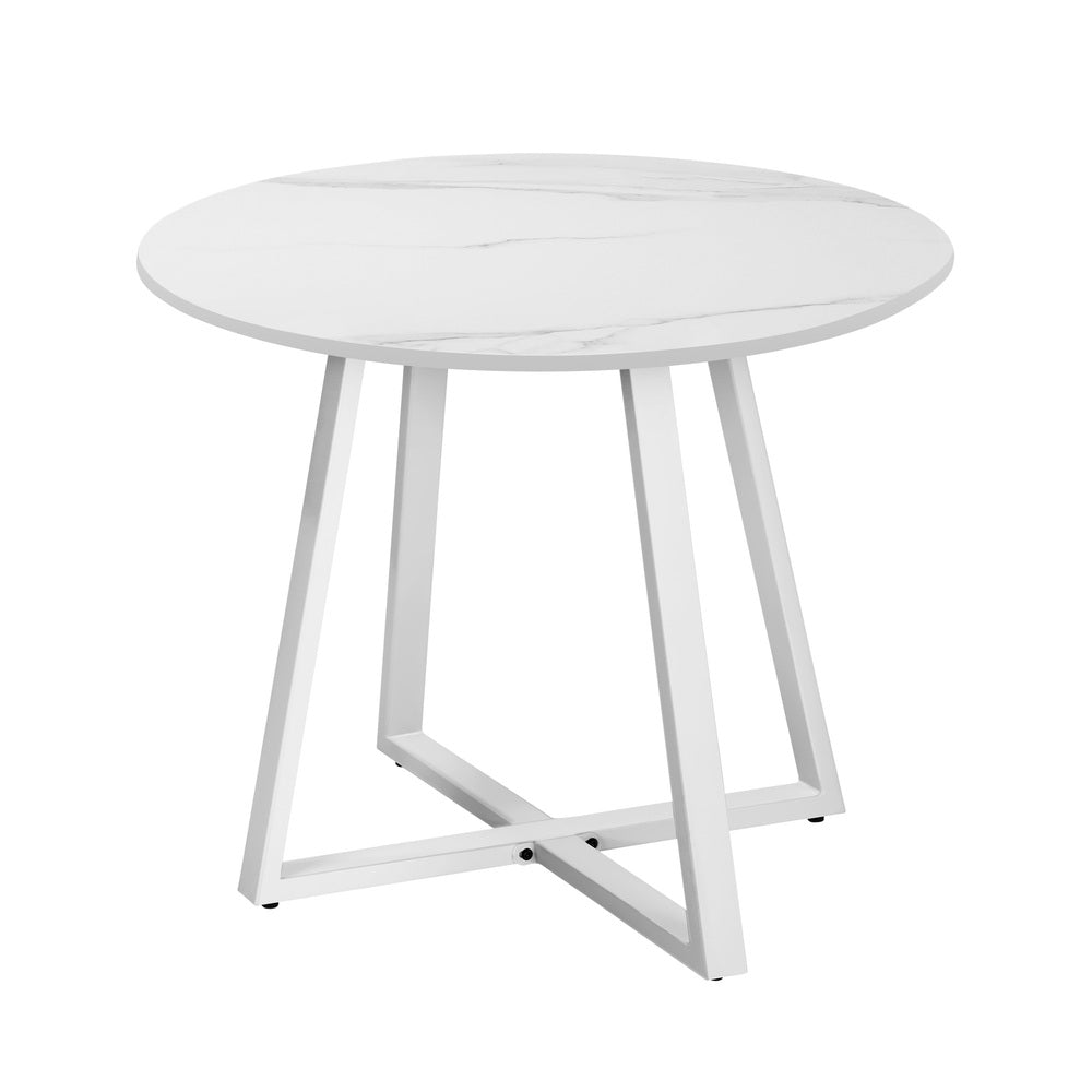 Livsip Outdoor Dining Set 3PCS Round Table Rattan Chair-Outdoor Dining Set-PEROZ Accessories