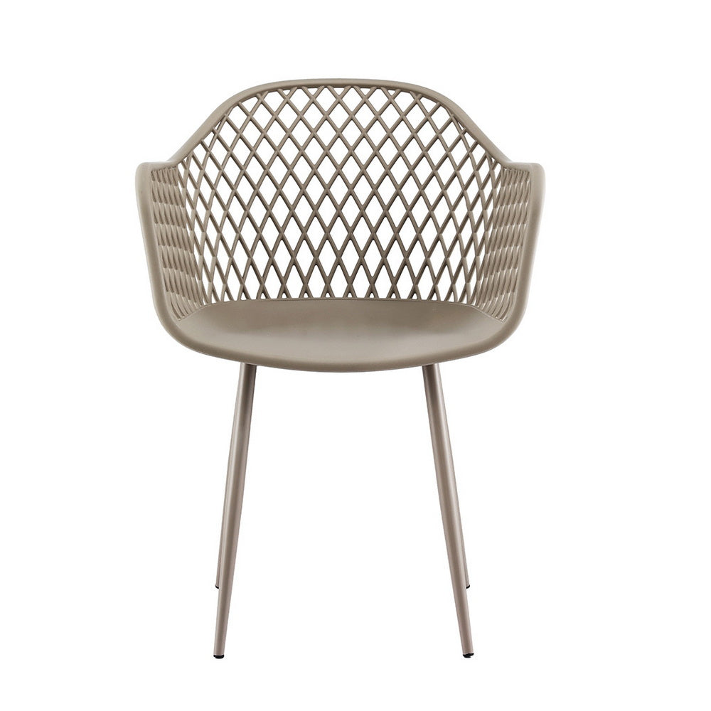 Gardeon 4PC Outdoor Dining Chairs PP Lounge Chair Patio Furniture Garden Coffee-Furniture > Outdoor > Outdoor Chairs-PEROZ Accessories