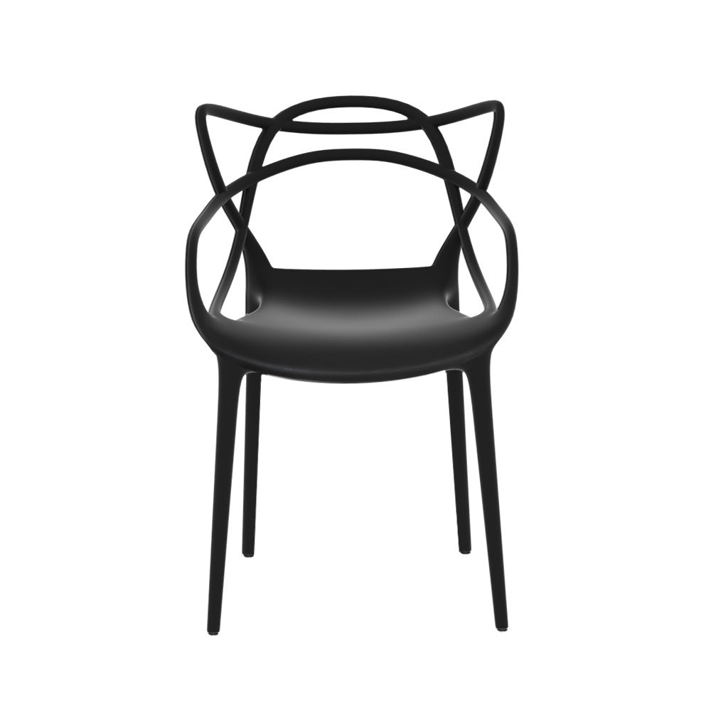 Gardeon 4PC Outdoor Dining Chairs PP Portable Stackable Chair Patio Furniture-Furniture > Outdoor-PEROZ Accessories