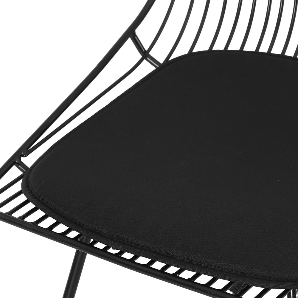 Gardeon 2PC Outdoor Dining Chairs Steel Lounge Chair Patio Garden Furniture-Furniture > Outdoor-PEROZ Accessories