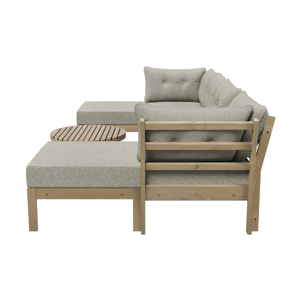 Livsip 6 Piece Outdoor Lounge Sofa Set Garden Furniture-Outdoor Sofa Sets-PEROZ Accessories