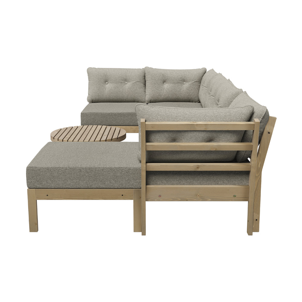 Livsip 7 Piece Outdoor Sofa Set 5-Seater Lounge Setting-Outdoor Sofa Sets-PEROZ Accessories